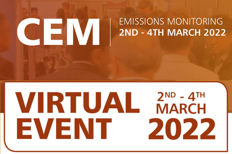 CEM Emissions Monitoring Virtual Event 2nd To 4th March 2022