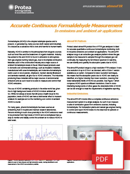 Accurate Continuous Formaldehyde Measurement