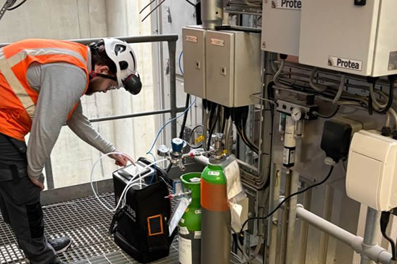 April 2026 - Maintenance & Calibration On Our Industry Leading P2000 Gas Analyser