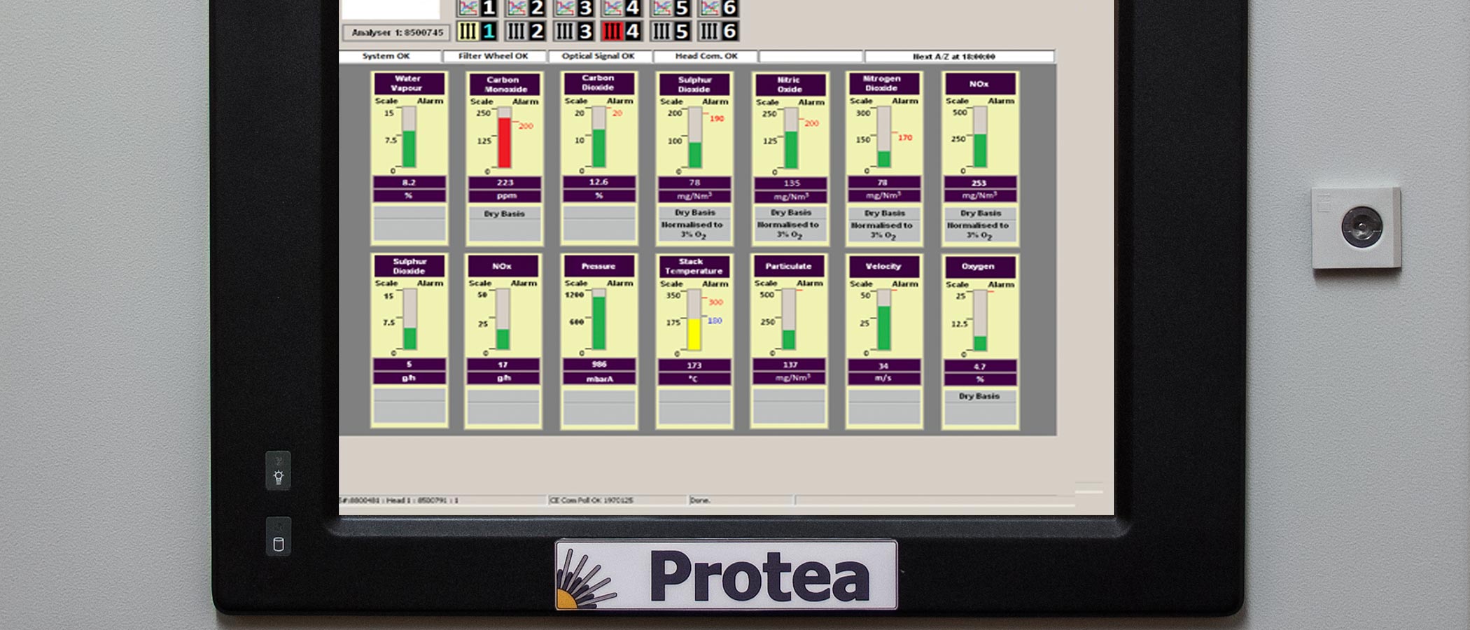 Marine Emissions Analyser Control Unit