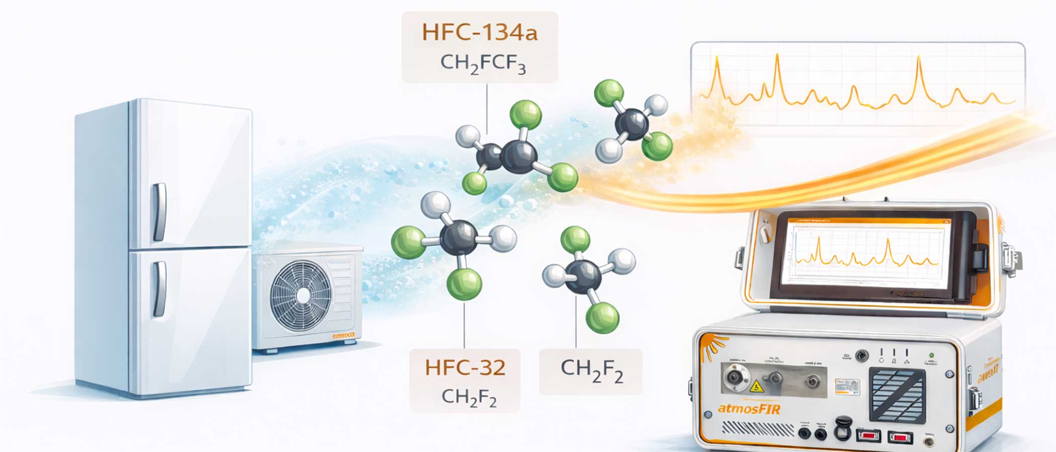 Measuring Ozone Depleting Gases in Ambient Air using the atmosFIR FTIR Gas Analyser
