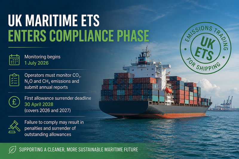 July 2026 - UK Maritime ETS Enters Compliance Phase